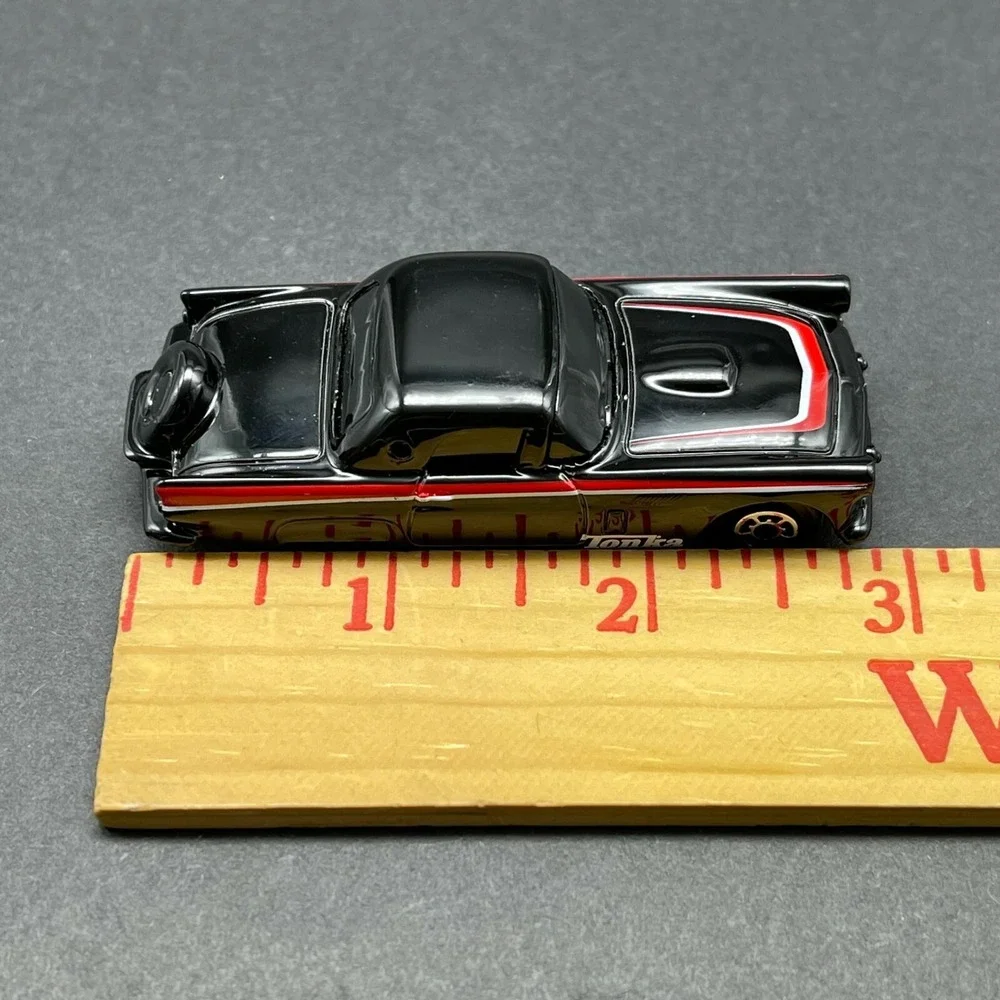 Maisto Tonka 1956 56 Ford Thunderbird Tbird Diecast Car Black Diecast 1/64 Scale